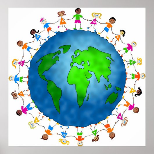 Wereldwijde Kinderen Poster (Voorkant)