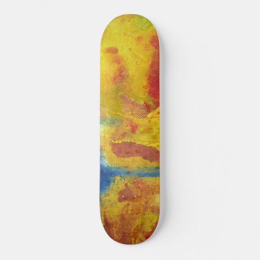 Wereldwijde klimaatverandering persoonlijk skateboard (Voorkant)