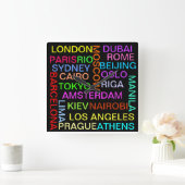 Wereldwijde klok voor steden (Huis)