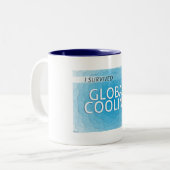 Wereldwijde koeling tweekleurige koffiemok (Voorkant links)