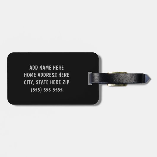 Wereldwijde kruiper bagagelabel (Achterkant horizontaal)