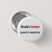 Wereldwijde kwantiteitsenquête ronde button 3,2 cm (Voorkant /achterkant)