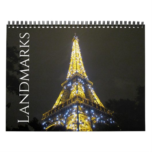 wereldwijde landmarks 2026 kalender (Hoes)