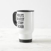 Wereldwijde leraar geschiedenis reisbeker (Voorkant links)