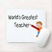 Wereldwijde leraar muismat (Met muis)