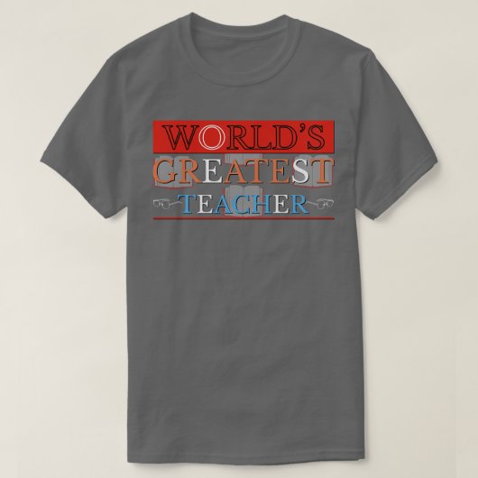 Wereldwijde leraar t-shirt (Design voorkant)