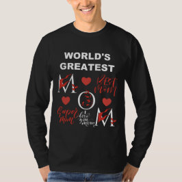 Wereldwijde mam t-shirt