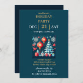 Wereldwijde Mashup kerstfeestdag Kaart (Voorkant / Achterkant)