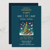 Wereldwijde Mashup kerstfeestdag Kaart (Voorkant / Achterkant)