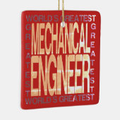 Wereldwijde Mechanische Engineer Keramisch Ornament (Rechts)