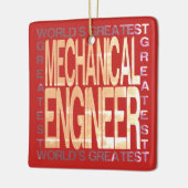 Wereldwijde Mechanische Engineer Keramisch Ornament (Links)