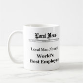 Wereldwijde Mok van de beste dienstdagbladen (Mann (Links)