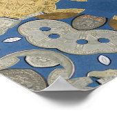 Wereldwijde munt poster (Hoek)