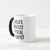 Wereldwijde natuurkundige therapist magische mok (Voorkant links)