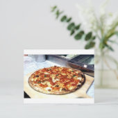 WERELDWIJDE NIEUW-YORK PIZZA BRIEFKAART (Staand voorkant)