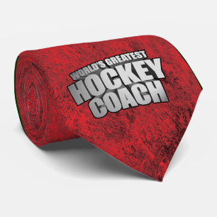 Wereldwijde ockey Coach Stropdas
