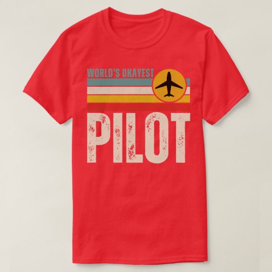 Wereldwijde Okayest Pilot T-shirt (Design voorkant)