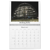 Wereldwijde omgeving kalender (Mar 2027)