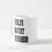 Wereldwijde ondernemer koffiemok (Voorkant links)
