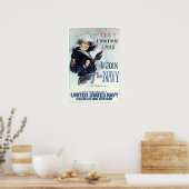 WERELDWIJDE OORLOG 1 AANWERVING POSTER 1917 (Keuken)