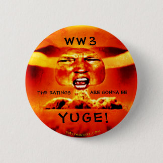 WERELDWIJDE OORLOG 3: DE RATINGS ZULLEN JUGE ZIJN RONDE BUTTON 5,7 CM