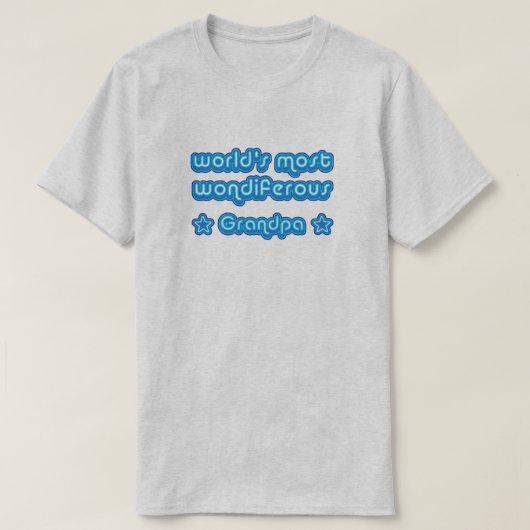 Wereldwijde opa t-shirt (Design voorkant)