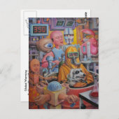 Wereldwijde opwarming briefkaart (Voorkant / Achterkant)