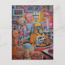 Wereldwijde opwarming briefkaart