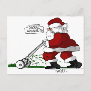 Wereldwijde opwarming briefkaart