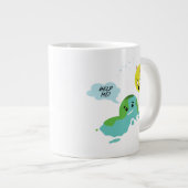 Wereldwijde opwarming grote koffiekop (Voorkant rechts)