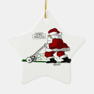 Wereldwijde opwarming keramisch ornament