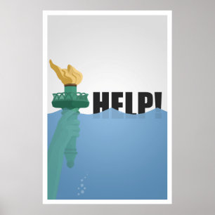 Wereldwijde opwarming poster