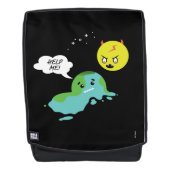 Wereldwijde opwarming rugtassen (Voorkant)