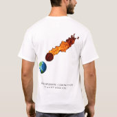Wereldwijde opwarming t-shirt (Achterkant)