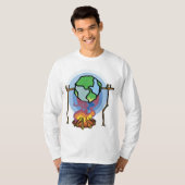 Wereldwijde opwarming t-shirt (Voorkant volledig)