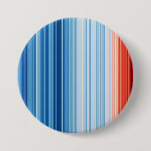 Wereldwijde opwarming van de aarde klimaatverander ronde button 7,6 cm (Voorkant)