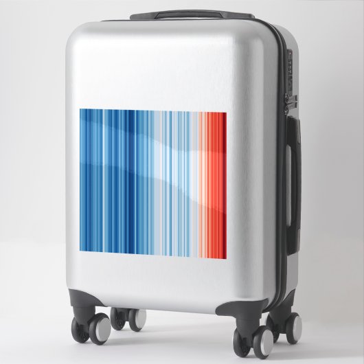 Wereldwijde opwarming van de aarde klimaatverander sticker (Koffer)