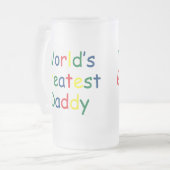Wereldwijde pap matglas bierpul (Voorkant links)