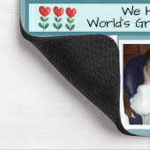 Wereldwijde papa - Zes fotosjabloon Muismat (Hoek)