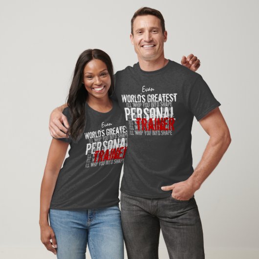 Wereldwijde persoonlijke trainer Funny A009A T-shirt (Unisex)