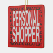 Wereldwijde persoonlijke winkel keramisch ornament (Links)