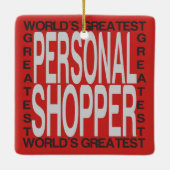 Wereldwijde persoonlijke winkel keramisch ornament (Achterkant)