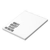 Wereldwijde pilotendocent notitieblok (Linkerzijde)