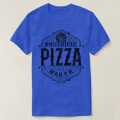 Wereldwijde Pizza Maker Pizzeria Italiaans voedsel T-shirt (Design voorkant)