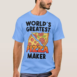 Wereldwijde Pizza Maker Pizzeria Italiaans voedsel T-shirt
