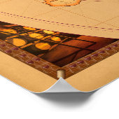 Wereldwijde Poster van de Kaart van de Wijn Druk i (Hoek)