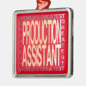 Wereldwijde productieassistent metalen ornament (Links)