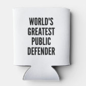 Wereldwijde publieke verdediger blikjeskoeler (Achterkant)