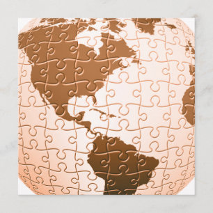 Wereldwijde Puzzle-uitvindingen Kaart