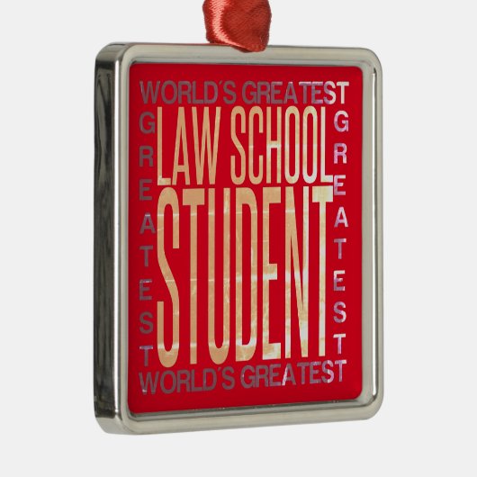 Wereldwijde rechtenstudent metalen ornament (Rechts)